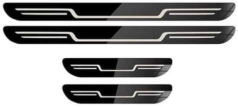 NFDJYDZRMB 4 Stück Auto Einstiegsleisten Aufkleber, für Hyundai Kona SX2 2024 2025 Rutschfester und verschleißfester Einstiegsleistenaufkleber