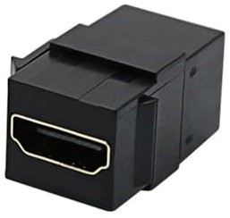 Conector de clavija Keystone a hembra 4K para montaje en placa de pared