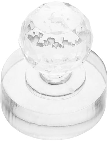 VILLCASE Lidschattenstempel Presswerkzeug Rund 27mm Kristall Kosmetik Selbstgemacht Puderpressstempel für Präzises Verpacken und Reparatur von Lidschatten Pulver