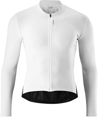 Gonso Sitivo Trikot Longsleeve M, Herren Fahrradtrikot, Longsleeve | Hohe Bewegungselastizität, 3-teilige Steck-Rückentasche und RV-Tasche, Enganliegende Passform, Perfekt für das ganze Jahr