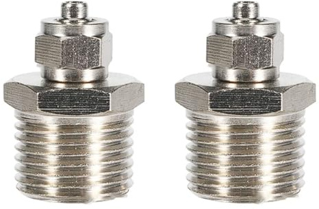 YUAEB biao Boutique Shop UK Raccordo a Collegamento rapido in Metallo con Filettatura Maschio da 1/2'' a 1/4'' Femmina, Esterna, Raccordo for depuratore d'Acqua