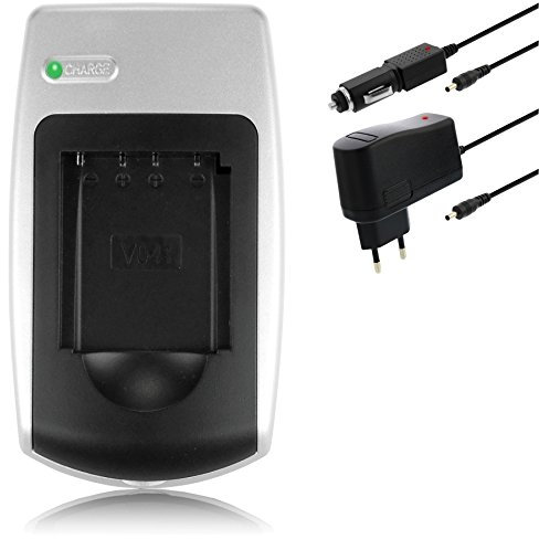 mr!tech Chargeur batterie (secteur & voiture) pour Panasonic DMW-BCF10E