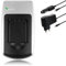 mr!tech Chargeur batterie (secteur & voiture) pour Panasonic DMW-BCF10E