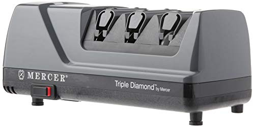 Mercer Culinary Triple Diamond 3 Stage Electric Knife Sharpener
