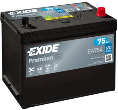 Exide Premium Superior Power EA754 75Ah Autobatterie wartungsfrei (einbaufertig)