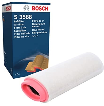 Bosch S3588 Car Air Replacement Filter | Separates Particles from the Air Intake - Moisture-resistant plus High Tensile Strength