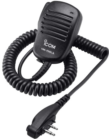 Icom Microfono altoparlante compatto HM-158LA con clip a coccodrillo