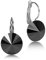 LUISIA® Ohrringe Rivoli mit Kristallen von Swarovski® - 14 mm Jet/Schwarz
