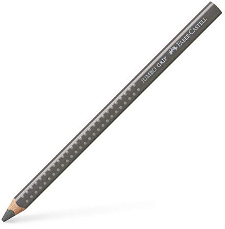 FABER-CASTELL 110972 - Buntstift Jumbo Grip, warmgrau