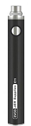 EVOD EGO 1100mAh Electronic Cigarette E Cig Ecig Battery Fits CE4, CE5, MT3, H2 (Black)