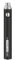EVOD EGO 1100mAh Electronic Cigarette E Cig Ecig Battery Fits CE4, CE5, MT3, H2 (Black)