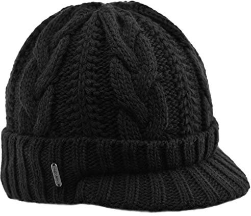 McBurn Schild Strickmütze schwarz Größe: One Size