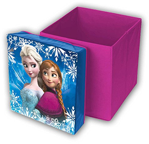 BETA SERVICE EL50872 - Frozen Sitzhocker mit Aufbewahrungsfunktion, Kindermöbel