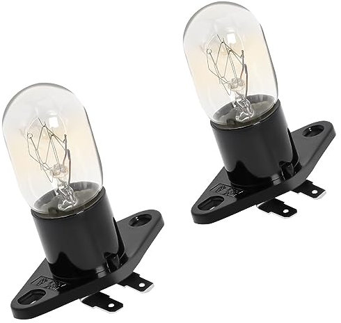 Poweka Universal Microwave Bulb T170 Z187 Base, 20W 240V Microwave Oven Lamp Bulb Compatible with Panasonic Galanz Bosch Panasonic Samsung Sanyo Microwave Oven