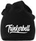 MoonWorks® Jersey Beanie Damen Ginderella Wodkahontas Trinkerbell Alkohol Glühwein Mütze Trinkerbell schwarz Unisize