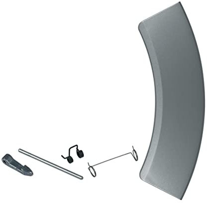 Türgriff Griff silber Set mit Schießnase Kunststoff Waschmaschine Waschgerät ORIGINAL AEG Electrolux 405518648 4055186482 passend Husqvarna L85275XFL WAGL4E200 WASL2E200 WASLEEV200 L87495XFL QW169491