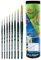 Da Vinci Série 1570 Lot de 8 pinceaux Aquarelle Synthétique Nova NO.10/0, 5/0, 3/0, 2/0, 0, 2, 6, 12