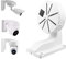 compcctv CCTV Security Camera Mount Bracket, ABS Indoor Outdoor Wall Mount L-Type Bracket for CCTV Security Dome IP Camera Mounting,DaHua Hikvision Dome Cameras