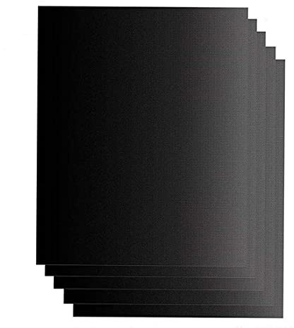 Set de 5 Tapis de Cuisson tapis de barbecue Tapis BBQ Barbecue Plaque Feuille de Cuisson Four Accessoires Barbecue pour Barbecue gaz Charbon électrique 100% Anti-adhérent (40*50cm)