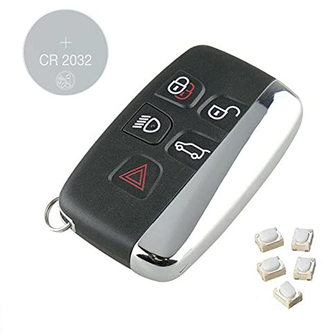 DIY Repair Kit for Jaguar F-Type F-Pace XE XF XJ 5 Button Remote Key Fob