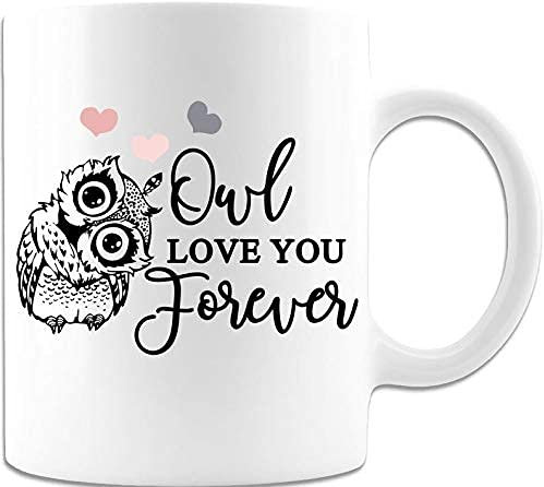 NA Owl Love you Forever Cute Owl Valentine Mug 11 oz