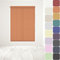 Straight Edge Dim-Out Roller Blind - Easy Fit Home Office - 90cm Width x 160cm Width Drop - Burnt Orange