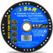 S&R Trennscheibe, Profesional MULTI-CUT 115 mm x 22,23 mm / 15,88 mm (inkl Reduzierring), Diamanttrennscheibe für Metall, Stahl, Stein, Plastik, Holz, für Winkelschleifer