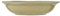 Ib Laursen Suppenschale tiefer Teller Suppenteller Mustard Dunes Höhe: 4,5 cm, Durchmesser: 20 cm Steingut gelb