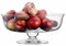 SOLAVIA Artisan Large Clear Glass Salad Trifle Dessert Bowl H13cm D28cm Fruit Trifle Safira Housewarming Gift