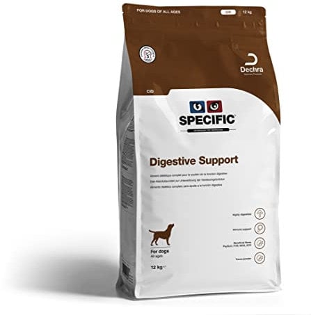 SPECIFIC® Digestive Support (CID) 12kg - Trockenfutter für Hunde - Verbessert die Darmflora - Leicht verdaulich - Ballaststoffarm - Mit Postbiotika - Alle Altersklassen - DECHRA Veterinary Products