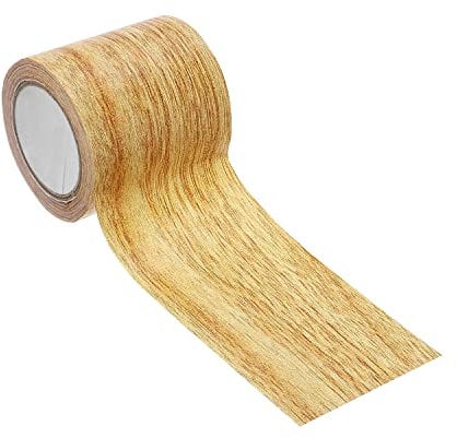 SJUNJIE Cinta adhesiva impermeable para reparación de arañazos, efecto de madera de imitación para muebles del hogar, sello de gabinete, mesa de piso y sillas fronteras decorativas (5.7x4.57cm)