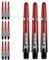 RUTHLESS Deflectagrip Dart-Schäfte aus Polycarbonat, langlebige Schäfte mit Federn in Tweenie-Länge, 40 mm, Schwarz und Rot, 3 Sets (3XS1576)
