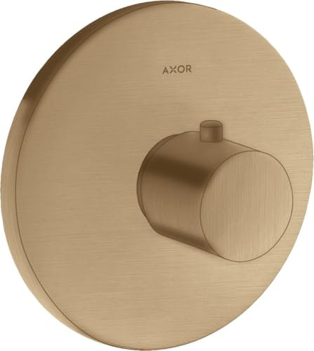 hansgrohe AXOR Uno² Thermostat 59 l/min Highflow Unterputz, 38715140, Farbe: Brushed Bronze