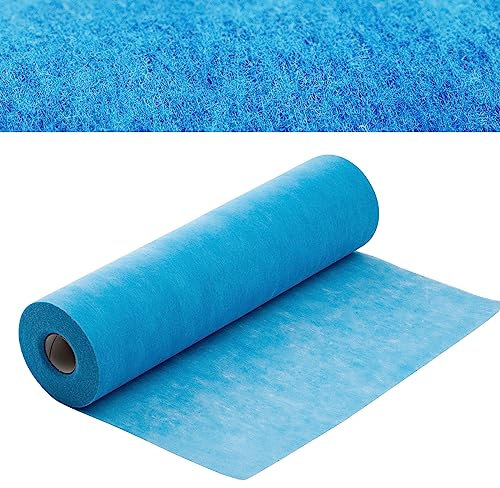 SHUIBIAN Vlies Tischläufer,Blau Dekoratives Tischband, edle Tischdeko für Geburtstage & Hochzeiten Esszimmer Party Urlaub Dekoration (30 cm x 25 m)
