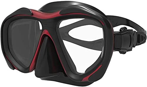 Vollgesichtsmaske Tauchen Tauchmasken Freitauchen Optische Maske zum Schnorcheln Tauchen Schwimmmaske Freitauchen Professionelle Schnorchelausrüstung für Erwachsene und Kinder Feito NA China