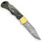 PAL 2000 KNIVES Couteau pliant - Couteau de poche fait main en acier de Damas CHA-4008