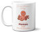 DECOHO - Mug en céramique Maman Poulpe - Céramique, 33 cl - Imprimé en France - Blanc