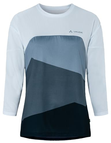 VAUDE Damen Women's Moab Ls V T-Shirt, Summer Blue, 40 EU