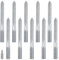 10 STK M10 Torx Stockschrauben, Doppelgewindeschrauben, Holzschrauben, Doppelseitige Dübelschrauben, Metrischer Kopflose Verschluss Wandmontage, mit Torx Bit - M10 x 100 mm (M10x100mm)