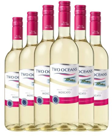 Two Oceans Sweet Muskat Edelsüß Western Cape 75 cl Weißwein (Karton mit 6 Flaschen von 75 cl)