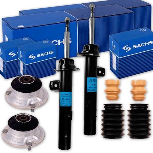 SACHS Stoßdämpfer + Domlager + Staubschutzsatz vorne passend für 3er E90 E91 E92 E93