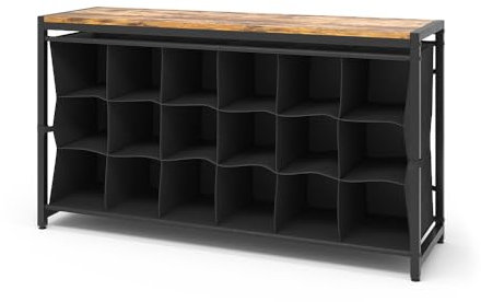 Vicco Schuhschrank Fyrk, Garderobenständer, Eiche rustikal, 100 x 54.5 cm