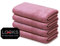 LOOKS BY WOLFGANG JOOP 4X Gästehandtuch 30x50 cm – 100% Baumwolle Luxus Gästehandtücher mit Aufhänger & Logostick, 4er Set Gästetuch rosa