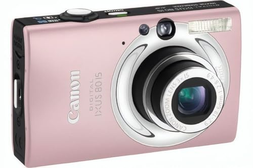Canon Digital IXUS 80 IS Digitalkamera (8 Megapixel, 3-fach opt. Zoom, 6,4cm (2,5) Display, Bildstabilisator) pink