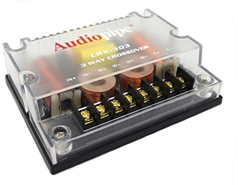 Audiopipe 3-Wege-Crossover CRX-303 300 Watt Passive Frequenzweiche Auto Audio 4 Ohm