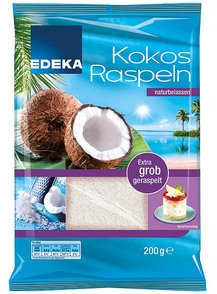 Edeka Kokosraspeln naturbelassen 200g