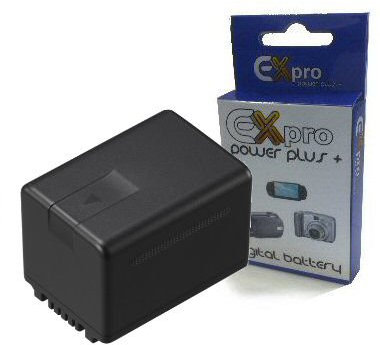 Ex-Pro VW-VBK360E-K, VW VBK360E, VBK360E, VBK360 [EXACT] 3.6v 3580mAh High Power Plus+ Replacement Lithium Li-on Camcorder Battery for Panasonic Camcorders [ID SECURED 100% Ex-Pro Chip DECODED]