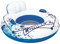 Bestway 43108 - Ciambella Poltrona Coolerz Luxury, 119 cm, Blu/Bianco