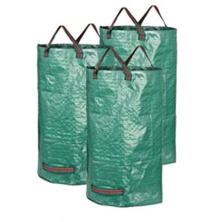 1 Stück 25,5 Liter Gartentasche Unkraut Gras Behälter wiederverwendbar Yard Leaf Werkzeug Aufbewahrung Trash Wäschesack Garten Reinigung Werkzeug