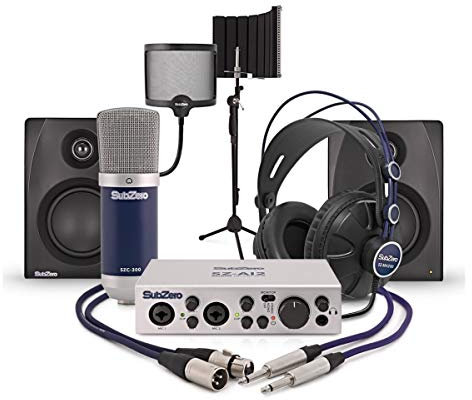 SubZero BASE-2 Complete Vocalist Recording and Monitoring Bundle